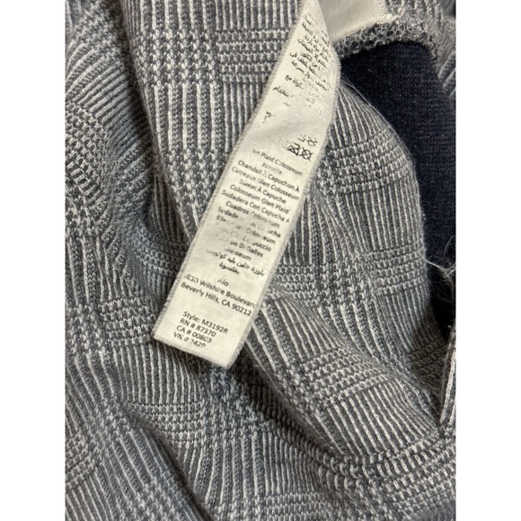 Alo Yoga Men's Glenplaid Colosseum Hoodie Gray Plaid Style M3192R - Picture 4 of 9